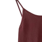 ZARA  Rust SEAMLESS OPENWORK SHORT JUMPSUIT SZ XS #1699 Photo 5