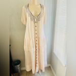 Free People Sunday Stroll Maxi Dress In Ivory size XS oversized dress fits Med Photo 7
