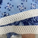 Poupette St Barth Sasha Mini Dress French Blue sz S Tassels Vacation Boho Resort Photo 6