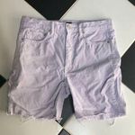 Gap Corduroy Cut Off Bermuda Shorts Light Purple Lilac Grey Tint Cutoffs Pastel Photo 0