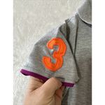 U.S. Polo Assn. women’s gray W/purple Short Sleeve polo shirt size M Photo 3