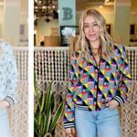 Gabby Isabella Reversible Women’s Multicolor cropped Sleeve Full Photo 5