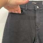 J. McLaughlin  Charter Pant 4 NWT $178 Jeans Wide Leg Cotton Stretch Black Solid Photo 2