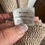 Haute Hippie Cardigan Women M Tan Knit Fringe Cotton Boho Western Fall Country Photo 8