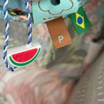 Farm Rio  Light Blue Floral Summer Mini Dress Split Long Sleeve Open Back Size P Photo 9