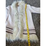 Vintage Y2k Penny Lane Afgan Cardigan Womens Sz M Shaggy Cottagecore Grannycore Brown Size M Photo 8