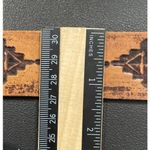 Hand Tooled Womens XL Brass Hardware Argentina Western Cowgirl Boho Hippie Aztec Brown Photo 5