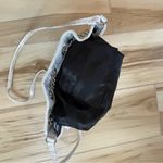 INC Pia Mini Bucket Purse Crossbody Silver With Pull Closer With Card Holders Photo 6