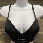 Vince Camuto Black Mesh Long Lined Wireless Bra 36C Photo 0