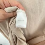 Stitchdrop Womens Beige Cotton Asymmetrical Pleated Knee Sleeveless Dress 2X Photo 4