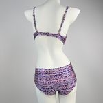 Elle NWT  Bikini Set Purple Floral Swimwear Size B80/L Photo 5