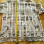 Grey Plaid Sweater Gray Size L Photo 4