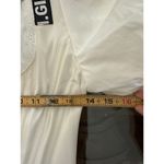 I am gia I.AM.GIA Women's White Square Neck Lace Trim Chelsey Corset Blouse Top Size S Photo 8