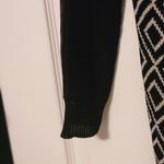Parker Women's Black Geometric Pattern Long Sleeve Knitted Sweater Size XSmall Photo 8