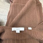 Vince  brown rib flared dress size medium Photo 5