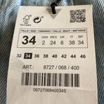 ZARA NWT PAPERBAG DENIM BERMUDA SHORTS High Waisted Bloggers Fav Photo 5