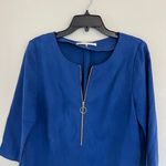 Trina Turk Royal Blue Versed Shift Dress Size Large Photo 2