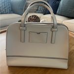 Kate Spade Felix Riverside Street Satchel SMOOTH LEATHER GREY PALE EUC Photo 3