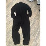 PaperMoon NWT  Women's Black Zoe Soft Knit Jumpsuit Size Large Photo 4