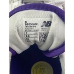 New Balance  550 Women's White Purple Lace Up Low Top Athletic Sneakers Shoes 7 Photo 5