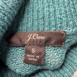 J.Crew  Teal Turtleneck Sweater Dress Long Sleeve Knit Classic Size Small Photo 3