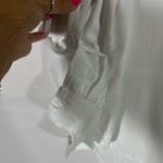 BEACH LUNCH LOUNGE BUTTON DOWN SHIRT SPLIT TAIL ROLL TAB‎ SLEEVE S WHITE PREOWN Photo 3