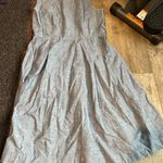 LL BEAN Signature Chambray Dress size 8 Blue Photo 2