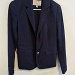 Banana Republic  Blazer Classic Blue Two Button Stretch Dress Jacket Womens 6‎ Photo 0