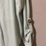 Como vintage  Green shirt 3/4 sleeves with button detail Photo 5