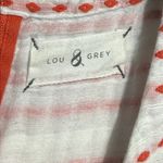 Lou & grey  Women's White and Orange Cross Stitch Boxy Blouse - Size XS Photo 2