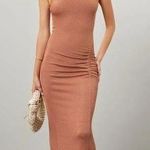 Suboo
Vega Rouched Front Midi Dress Photo 0