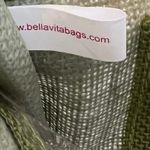 Bella Vita  Mini Tote Bag Womens OS Green Jute Coastal Vacation Boho Photo 7