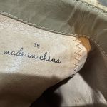 Joie  Suede Ankle Boots Tan Stacked Heel Size 38 (US 7.5-8) Photo 9