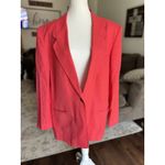 Talbots Vintage Blazers Size 18 Pink Linen Rayon Crest Italian Fabric Photo 1