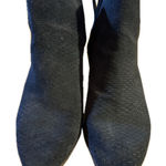 Lucky Brand  Women's Black Ankle Booties Size 9‎ Side Zip Block Heel Photo 0