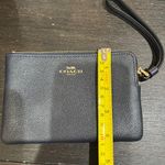 Coach  navy blue Leather Wristlet Sleek Design Photo 5