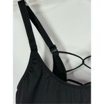 Marika Tek Open Lace Up Black Sport Bra Size Medium Photo 3