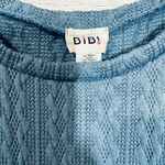 Bibi Woman’s Pullover Sweater Size Medium Blue Gray Long‎ Sleeve Photo 1