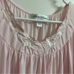 Miss Elaine Classics Nightgown Long Pink Tricot Silky Cap Sleeve Womens Size L Size L Photo 2