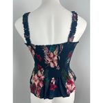 Patrons of Peace  Smocked Fitted Tank Sleeveless Blouse Small Photo 2