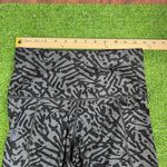 Lululemon  Hot To Street‎ Pant leggings Biggie Brushed Animal Print Black Meash 6 Photo 5