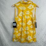 Nike Golf Dri-FIT Women's Sleeveless Printed Polo Top Yellow Size M NWT Photo 9