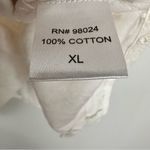 Jennifer Grace  Eyelet Sleeveless Smocked Tunic Tank Ecru Sz XL NWT Babydoll Boho Photo 5