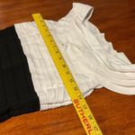 London Times  Black White Pleated Sheath Dress Size 4 Cocktail Party Photo 6