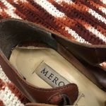VTG Brown Leather woven Fisherman Pilgrim Sandals Maryjane loafers flats shoes #peasant #cottagecore #western #boho, #indie vintage Size 9 Photo 7