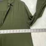 CP Shades Tunic Top Long Sleeve Pockets Casual Olive Green XS - flaw Photo 1