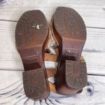 Kork-Ease KORKS Wendy Taupe Rust Fur Suede Combo Fabric Platform Sandals 9 Photo 8