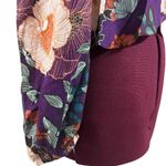 Band of Gypsies BAND OF THE FREE Floriane Pinch Front Puff Sleeve Cropped Top Floral NWT Medium Photo 6