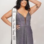 Dave and Johnny  Gown Purple Shimmer  Photo 0