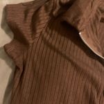 Rue 21 ⭐️ Brown Ribbed Bodysuit w/ Zipper Y2K NWT Photo 5